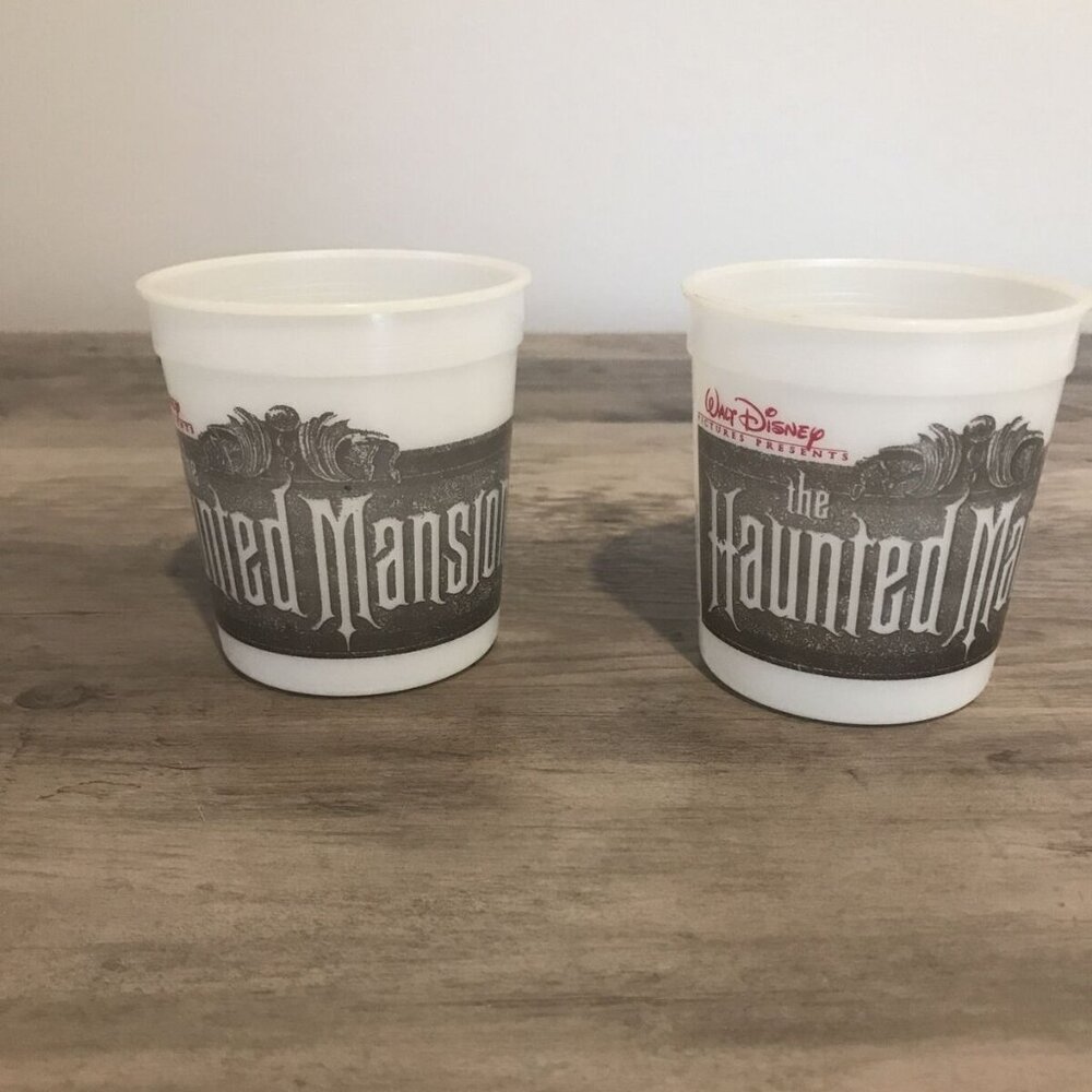 Set Of 2 Walt Disney Pictures Presents The Haunted Mansion Cups Eddie Murphy